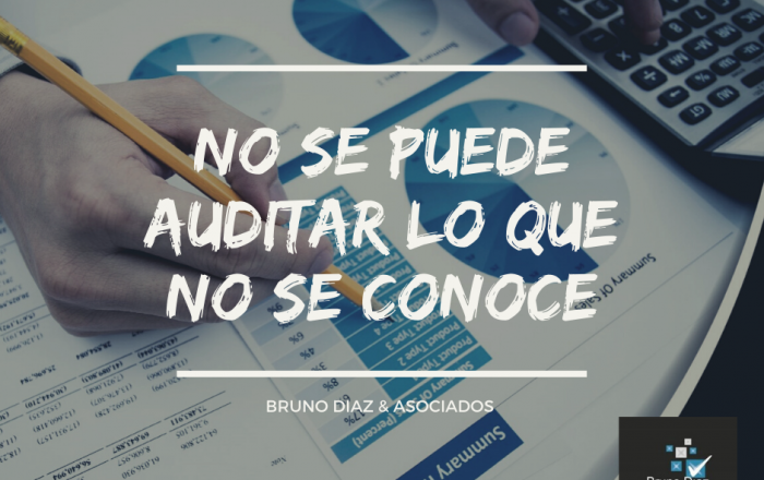 No se puede auditar lo que no se conoce